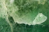 Polished Green Fluorite Freeform - Madagascar #143126-1